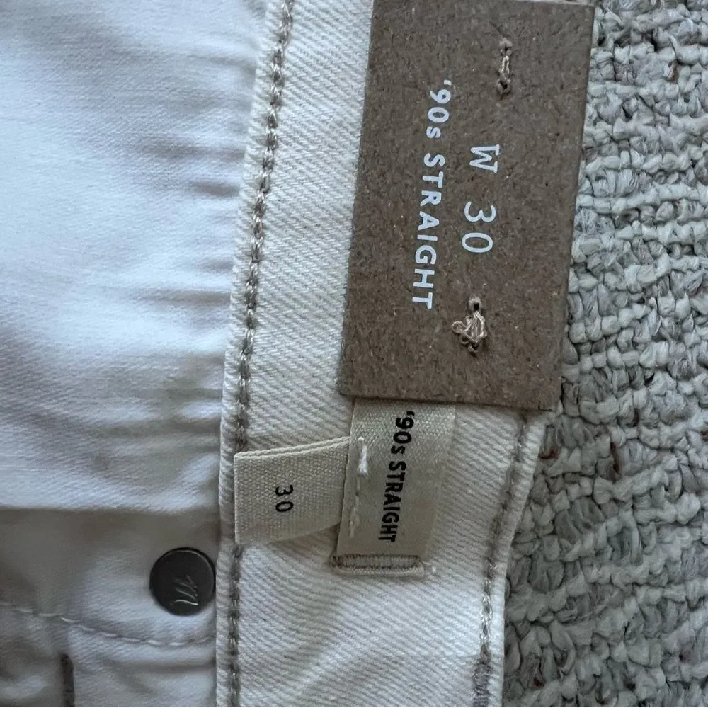 Madewell 90s Straight Jeans NWT